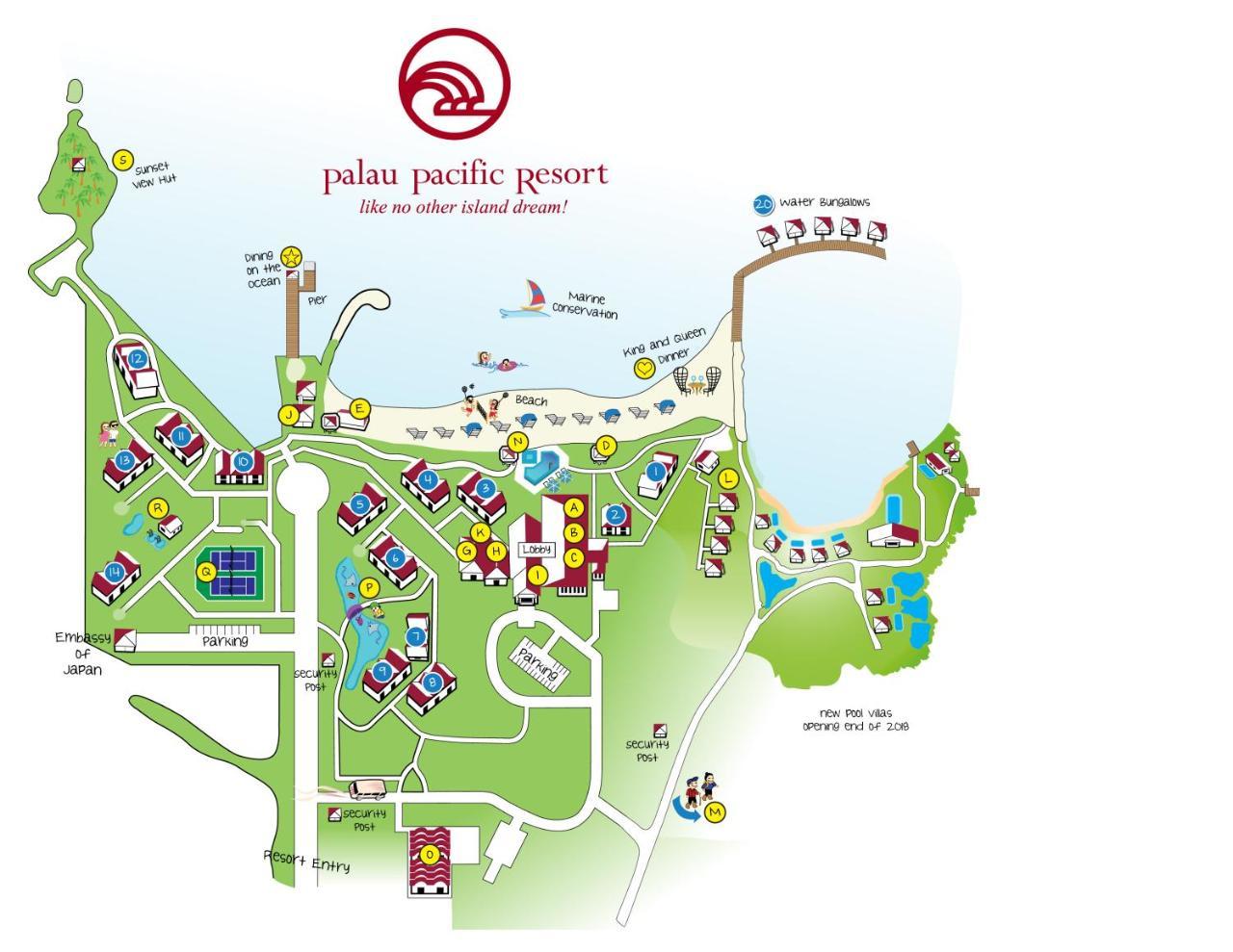 Palau Pacific Resort & The Pristine Villas And Bungalows Koror Ngoại thất bức ảnh